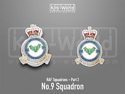 Kitsworld SAV Sticker - British RAF Squadrons - No.9 Squadron 